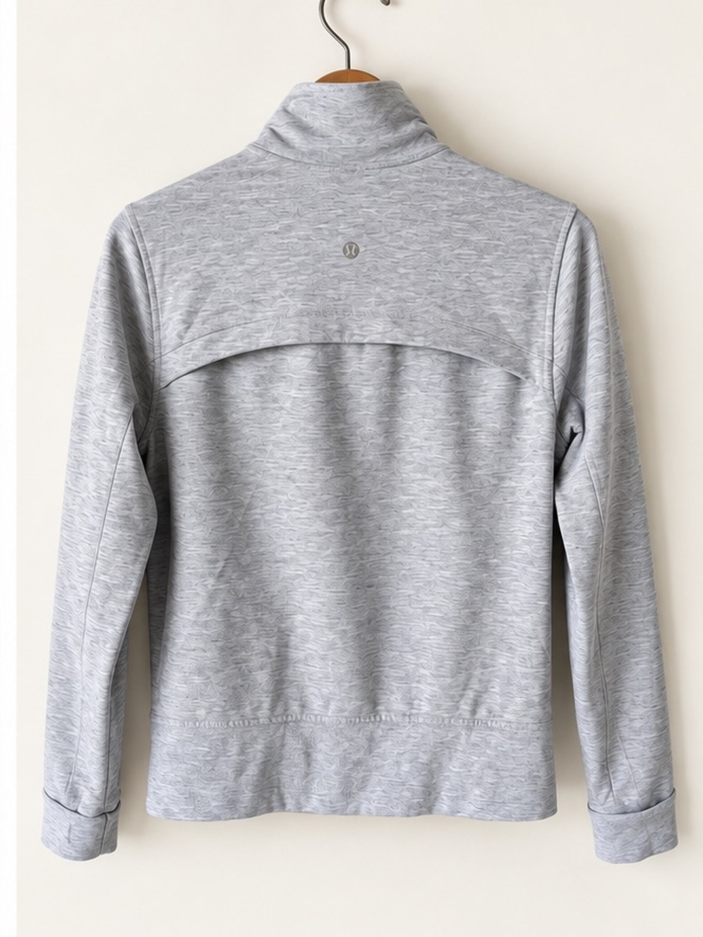 Lululemon Gather Up Jacket Heathered Power Grey Sea Salt Full Zip Athletic Yoga - Picture 6 of 8
